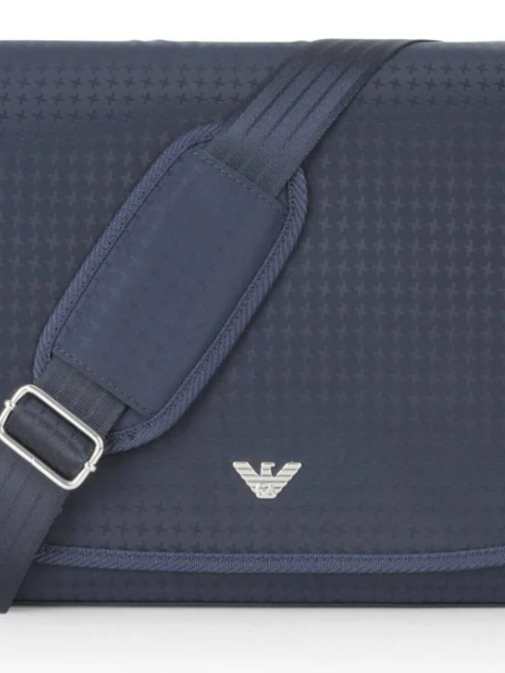 Navy Armani Diaper Bag
